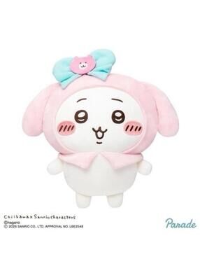 NWT Authentic Nagano Chiikawa x Sanrio Characters My Melody BIG Plush 32cm